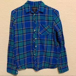 Blue/Green Women’s Flannel